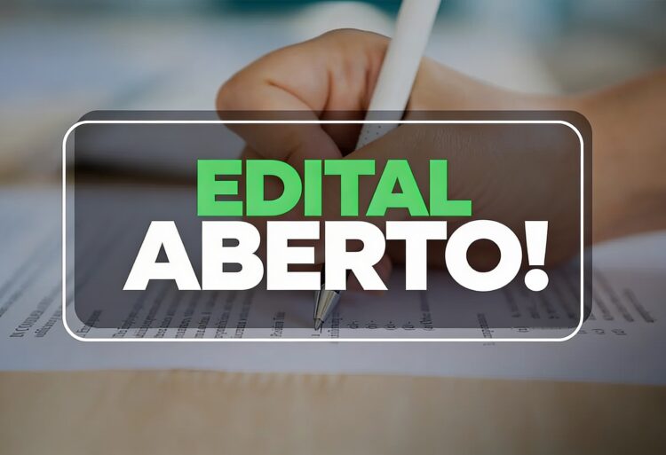 Imagem de divulgação sobre o edital aberto para cargo de professor na Universidade Federal, com inscrição aberta e salários de R$ 24,8 mil.