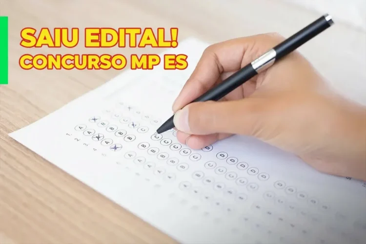 Salários de até R$ 10,4 mil! MP ES publica edital para 60 vagas; saiba tudo 1 Concurso do MP ES com salários de até R$ 10,4 mil destaca prova objetiva para candidatos interessados nas 60 vagas abertas.