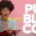 Inscrições reabertas: concurso de Morada Nova - CE oferece vagas para Agente de Trânsito e Guarda Municipal 9 Mulher negra com cabelo afro e óculos segura caderno vermelho e lápis, expressão surpresa, texto “Concurso Público”.